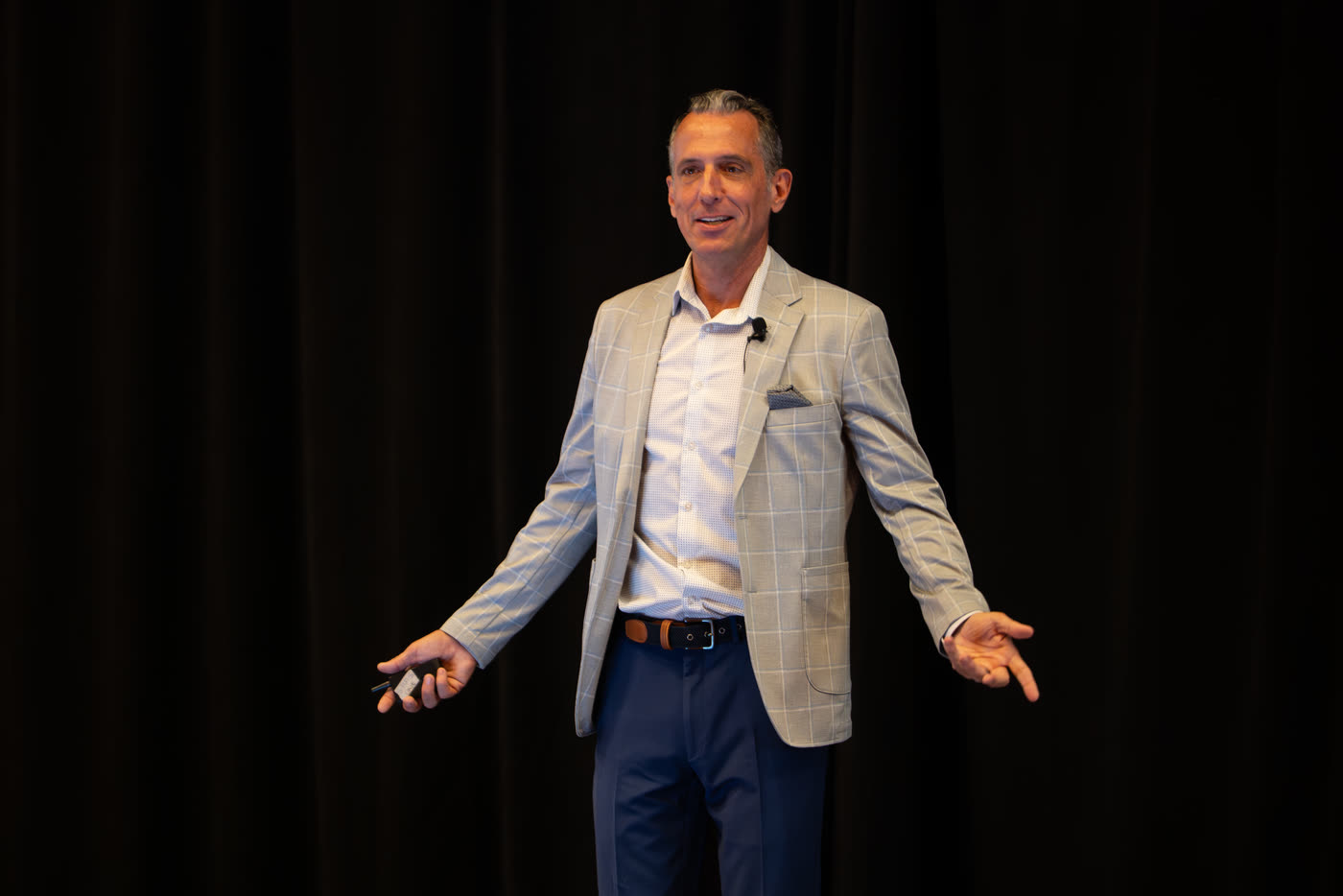Mark Quann teaching on stage at Elevate 2026